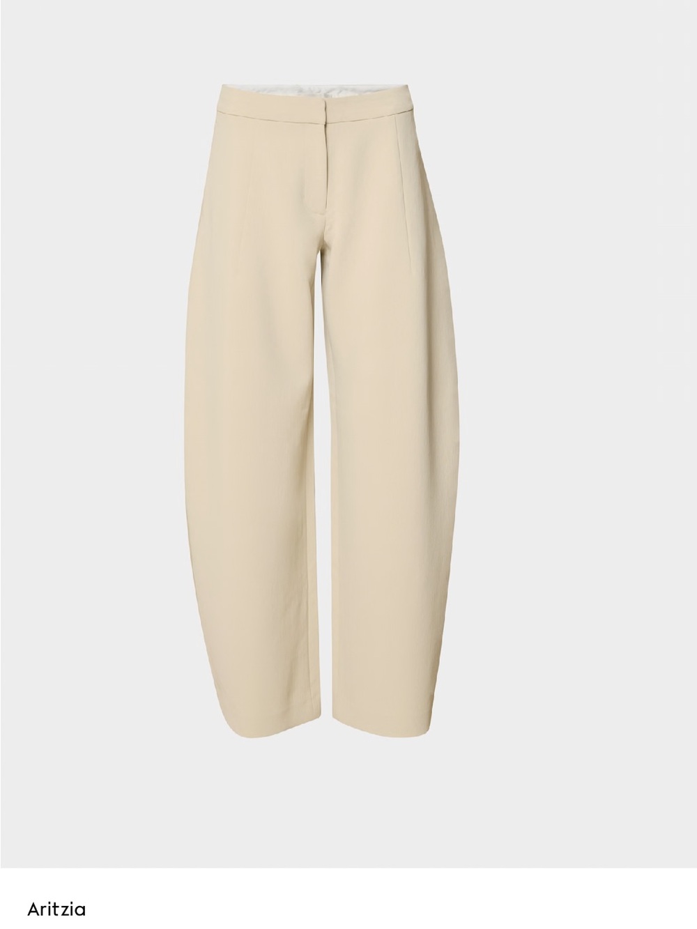 Aritzia Helix Pant Crepette Pant in Marcona Beige (BRAND NEW)